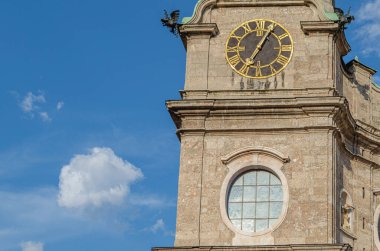 St. James Katedrali (Dom zu St. Jakob), 18. yüzyıl Barok Katedrali, Innsbruck, Tyrol, Avusturya, 1717 ve 1724 yılları arasında inşa edilmiştir.