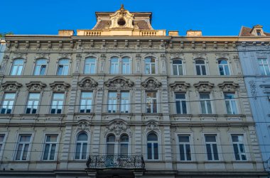 Linz, Yukarı Avusturya, Avusturya 'nın eski bir kasabasında mimarlık