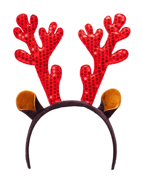 Christmas Reindeer Antlers Costue Headband Cut Out — Stock Photo, Image