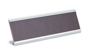 Boş Metal ve Ahşap İsim Plakası Kesildi.