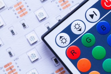 LED Işık Noktaları Uzaktan Kumanda ile Birleştirildi.