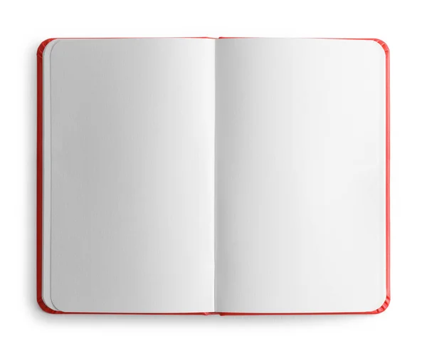 Open Sketch Book Top View Cut Out — Stock Photo, Image