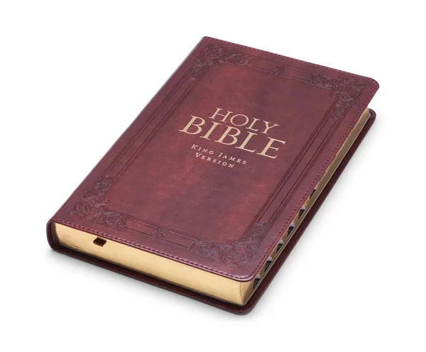 King James Version Holy Bible Cut Out — Stock Photo, Image