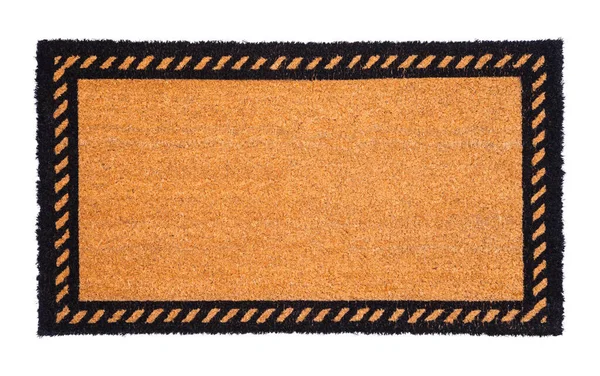 Natural Fiber Coir Brown Welcome Doormat Wytnij — Zdjęcie stockowe