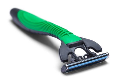 Mens Green Traş Usturası Kesme Öngörünümü.