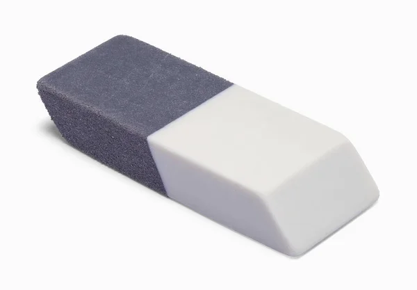 Новые Черно Белые Перья Eraser Cut Out — стоковое фото