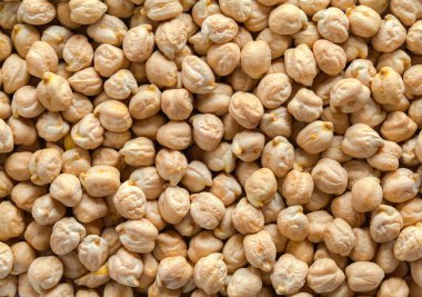 Kurutulmuş Garbanzo Fasulye Arkaplan Dokusu Yığını.