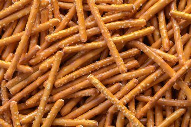 Simit Çubukları Yığını Arkaplan Dokusunu Kapat.