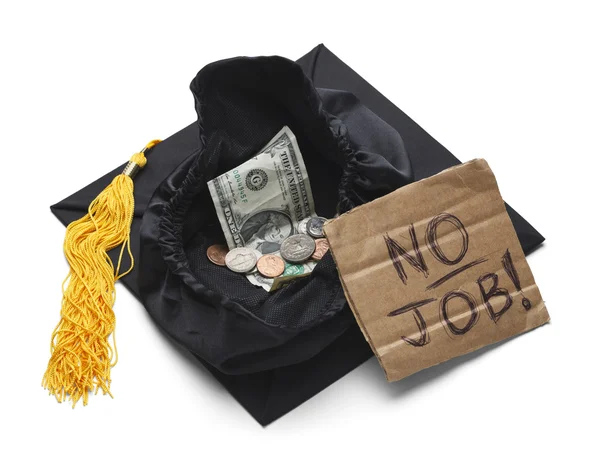 Jobless College Graduate — Stock Photo, Image