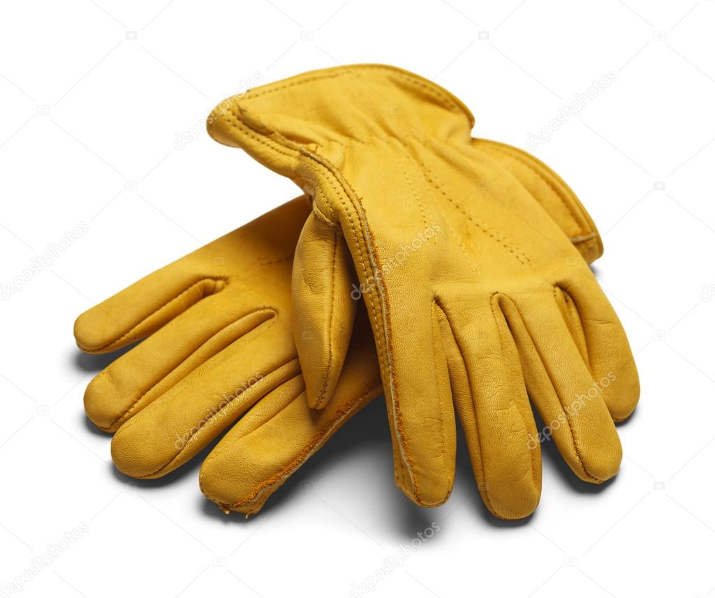 Leather Work Gloves — Stock Photo © PixelRobot 69682745
