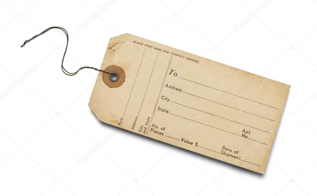 Old Luggage Tag
