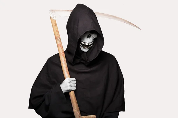 Halloween karakter: grim reaper — Stockfoto