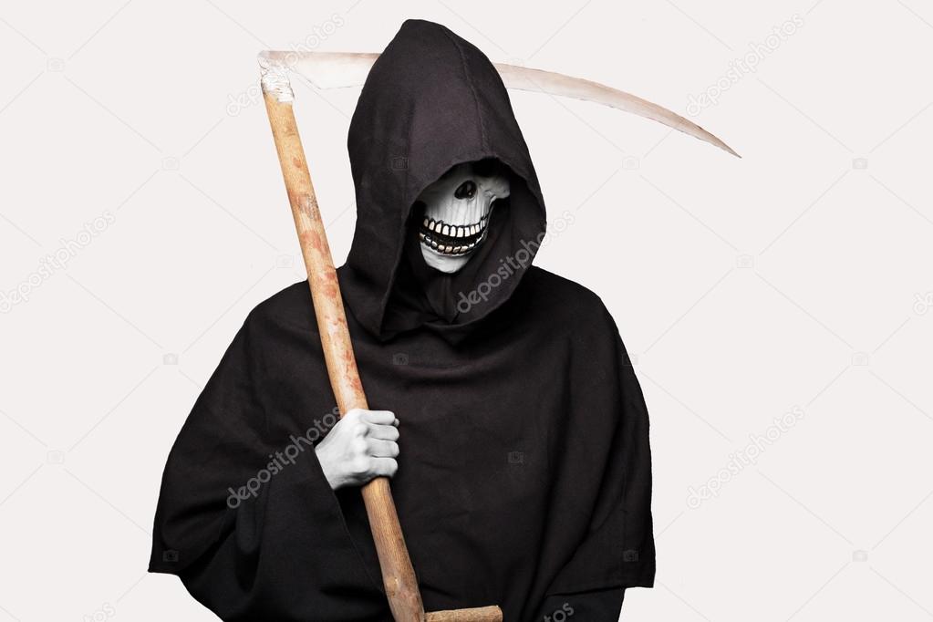 Halloween character: grim reaper