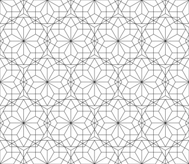 Çizgiler, modern şık vektör dokusu ile çiçek dikişsiz desen