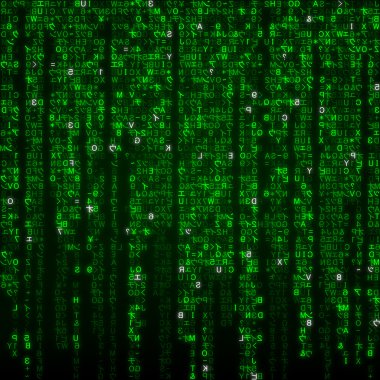 Sanal gerçeklik, soyut yeşil teknolojik altyapı, illüstrasyon vektör