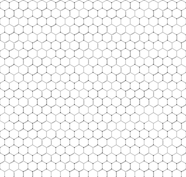 Бесшовный рисунок химии, шестиугольная векторная иллюстрация дизайна
