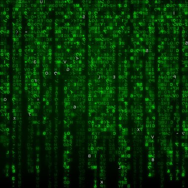 Sanal gerçeklik, soyut yeşil teknolojik altyapı, illüstrasyon vektör