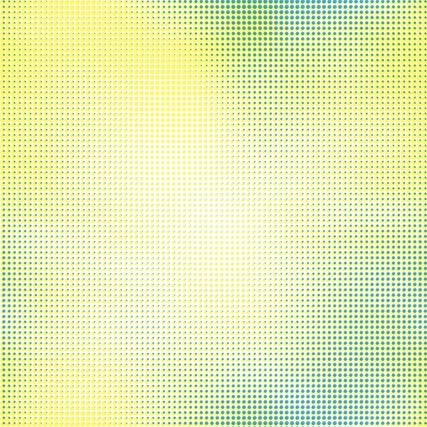 Halbtonnahtloser Vektorhintergrund. abstrakter Halbton-Effekt mit farbigen Punkten auf weißem Hintergrund — Stockvektor