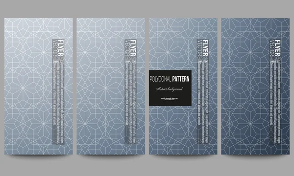 Flyer liegen aus. abstrakte florale Business-Hintergrund, moderne stilvolle Vektor-Textur — Stockvektor