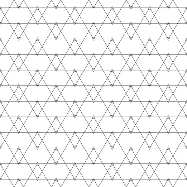 Repeating geometric tiles with triangles. Vector seamless pattern — Stock Vector