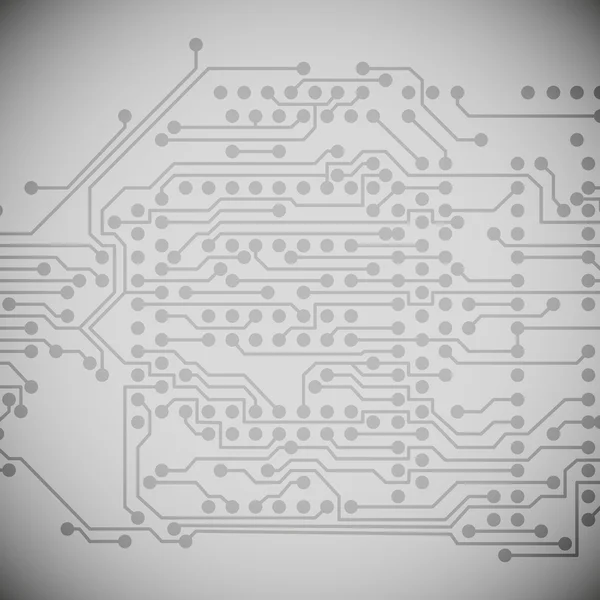 Mikroçip arka plan, elektronik devre, eps10 vektör çizim — Stok Vektör