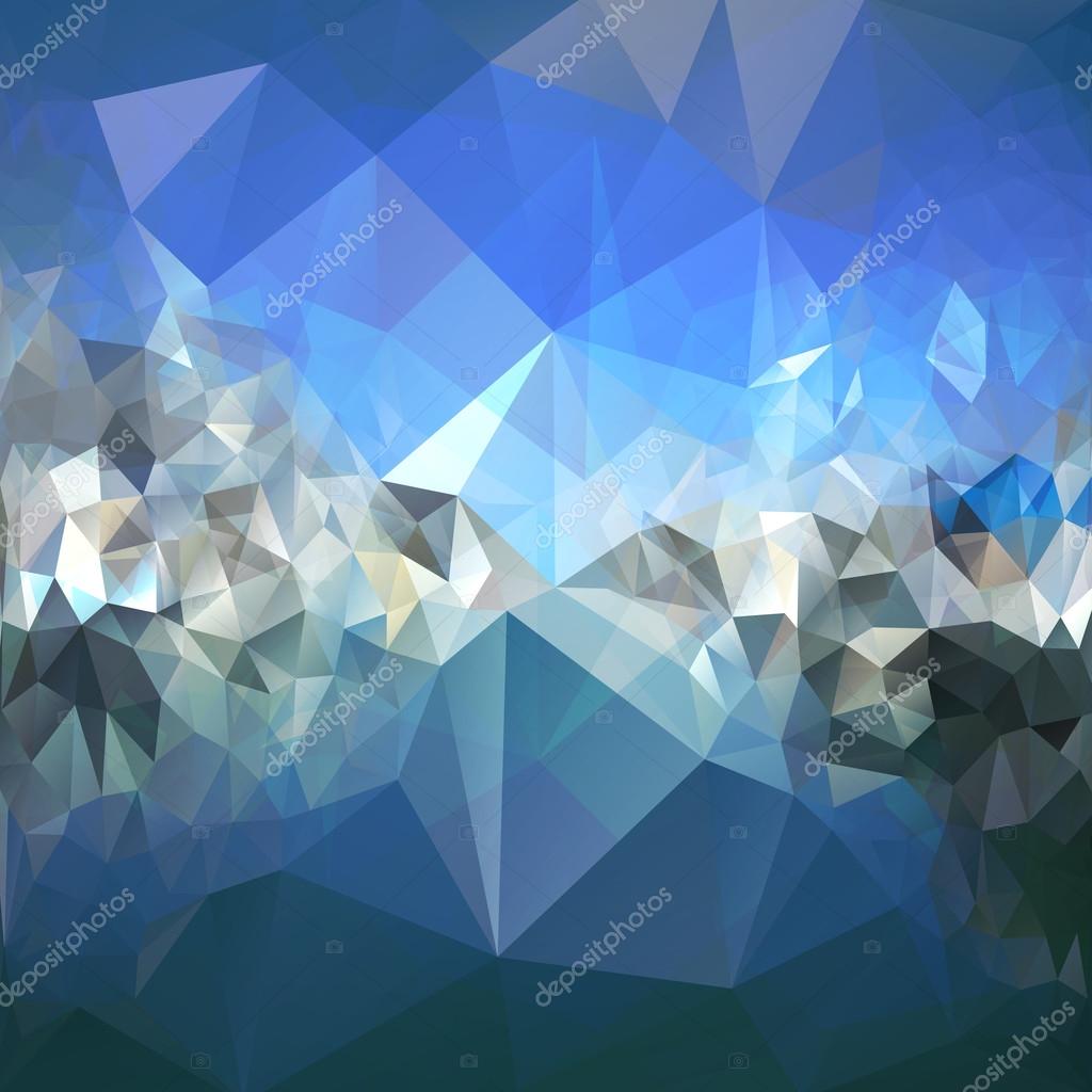 Sfondo astratto colorato Montagne e mare paesaggio illustrazione di vettore di disegno di triangolo