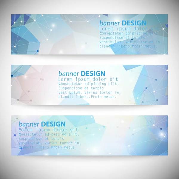 다각형 추상적인 도형, 원, 선 및 삼각형으로 설정 합니다. 삼각형 디자인 벡터 일러스트 레이 션