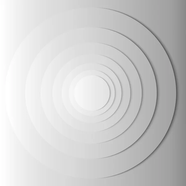 Cercles gris abstraits avec ombre. EPS 10 fond, illustration vectorielle — Image vectorielle