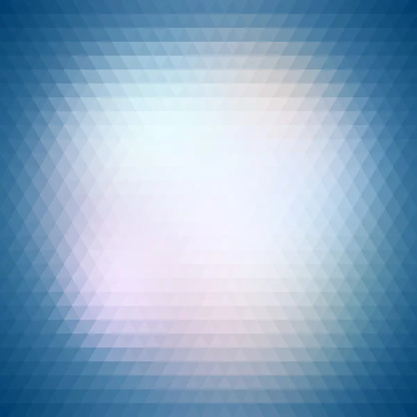 Цветной голубой геометрический фон, абстрактный вектор треугольника — стоковый вектор