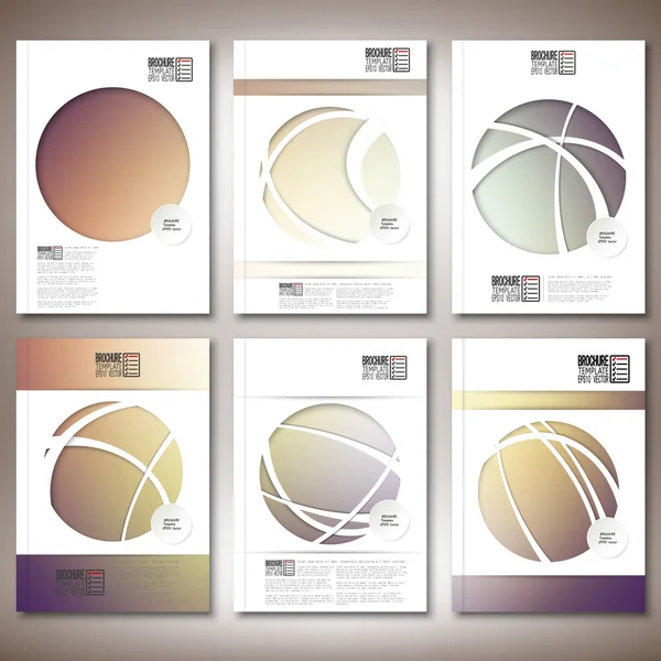 Astratto sfondo di colore sfocato. Brochure, volantini o report per business, template vector — Vettoriale Stock