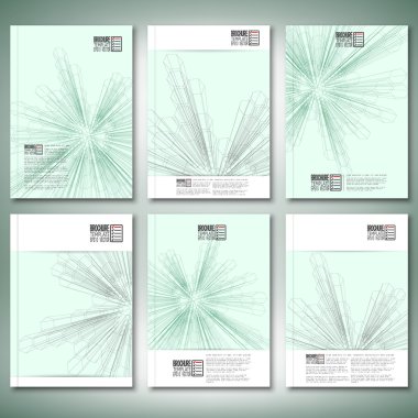 Arka 3d altıgen plan. Broşür, el ilanı ya da iş için rapor, şablonları vektör