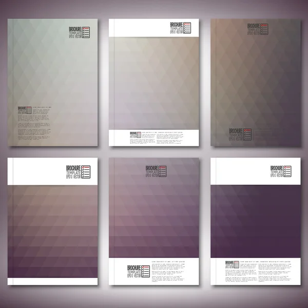 Fundo abstrato, vetor de design de triângulo. Folheto, folheto ou relatório para empresas, templates vector — Vetor de Stock