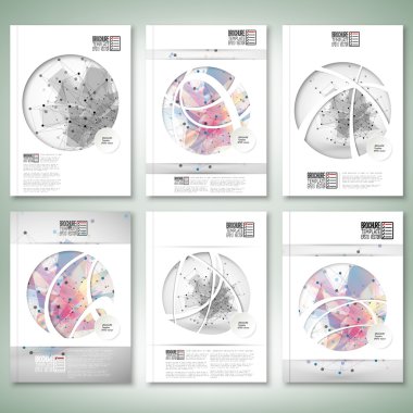 Soyut arka plan, üçgen tasarlamak vektör renkli. Broşür, el ilanı ya da rapor iş, şablon vektör için