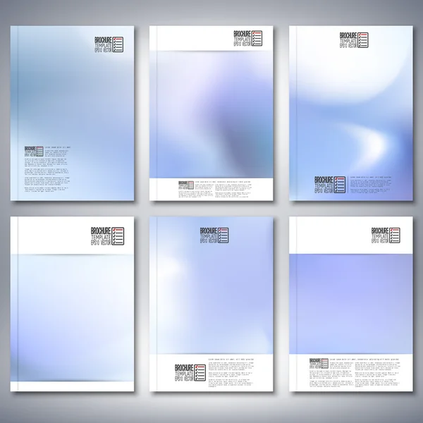 Fundo embaçado abstrato. Folheto, folheto ou relatório para empresas, templates vector — Vetor de Stock