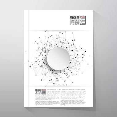 Bağlantı arka plan broşür, el ilanı ya da metin için yer raporla