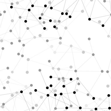 Molekül yapısı arka plan, seamless modeli. İş Şablon webdesign, bilim tasarlamak vektör için