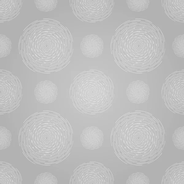 Abstract seamless spiral design pattern. Circular, rotating background, vector illustration — Stock Vector