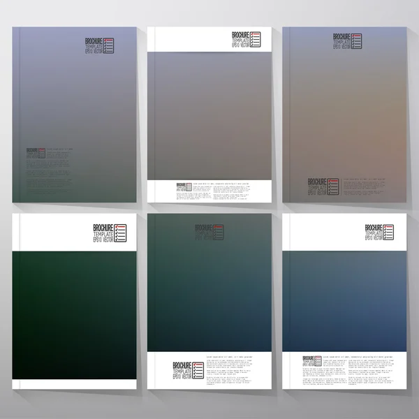 Fundo embaçado abstrato. Folheto, folheto ou relatório para empresas, templates vector — Vetor de Stock