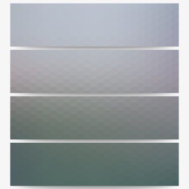 Soyut altıgen üstbilgileri ayarla, tasarlamak vektör bulanık