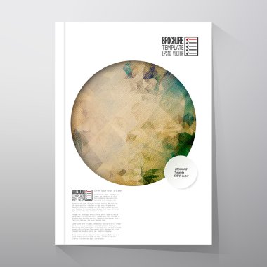 Ahşap arka plan. Broşür, el ilanı ya da rapor iş, şablon vektör için