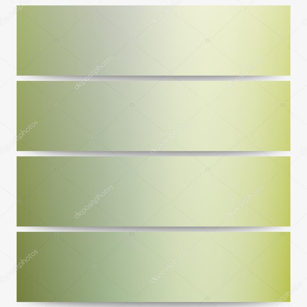 Abstract unfocused natural headers, blurred design vector