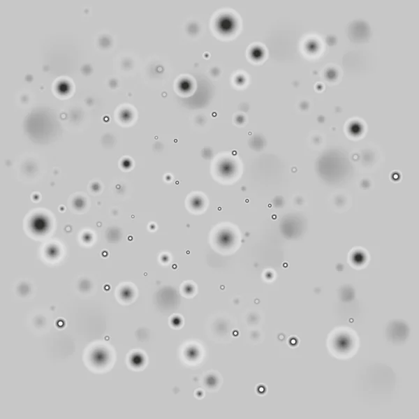 Molekulare Forschung, Darstellung von Zellen in grau, wissenschaftlicher Vektor-Hintergrund — Stockvektor