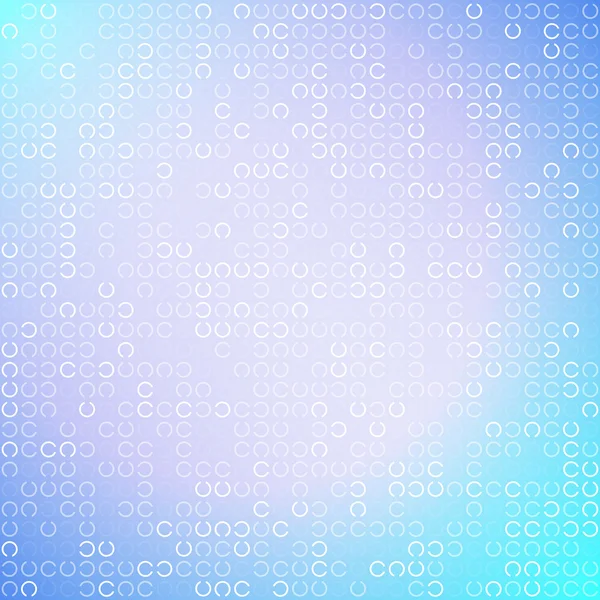 Cercles blancs abstraits sur fond bleu clair, illustration vectorielle — Image vectorielle