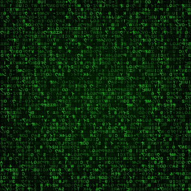 Sanal gerçeklik, soyut yeşil teknolojik altyapı, illüstrasyon vektör