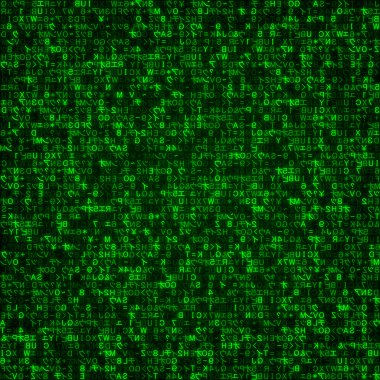 Sanal gerçeklik, soyut yeşil teknolojik altyapı, illüstrasyon vektör