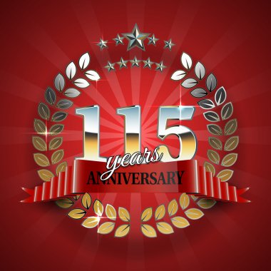 100 yıldönümü için celebrative altın rozet