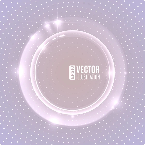 Energy abstract glow circles — Stock Vector