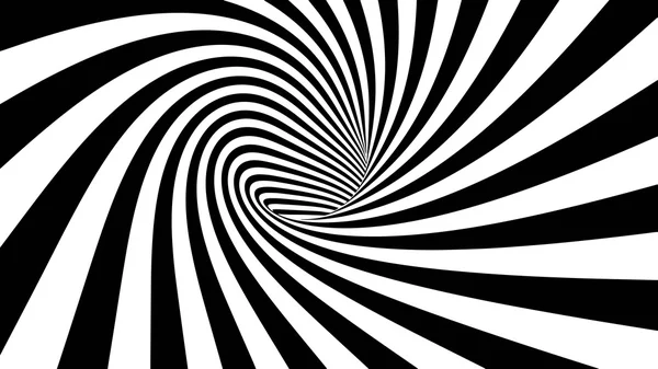 3D vektör şeritli sarmal soyut arka plan tünel. Sarmal huni. Bükülmüş ışınları. Çizgili tünel. Sarmal delik.