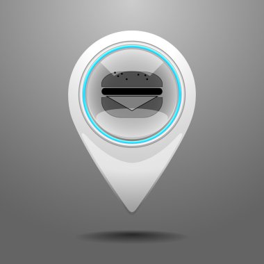 parlak fast food simgesi