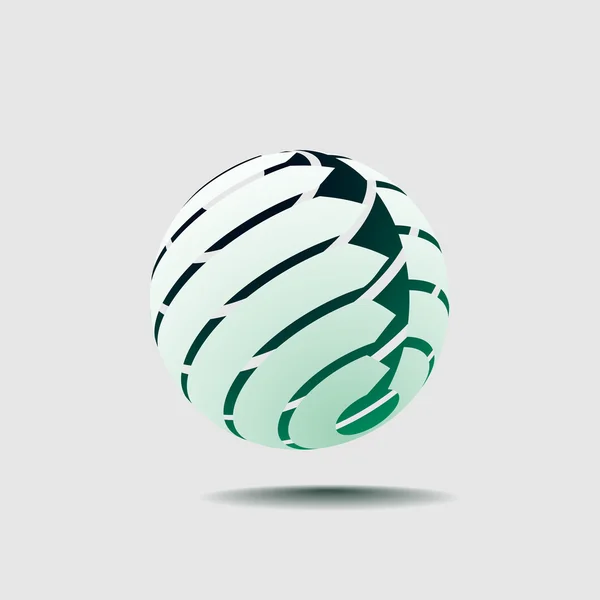 Globo abstracto — Vector de stock